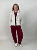 Kuschelige Blazerjacke in Beige