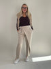 Hose mit Bindedetail in Beige Art. 6315