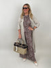 Kleid Maxi Leinen in Beige Artikel 5957