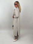 Kleid Maxi Leinen in Beige Artikel 5957