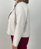 Kuschelige Blazerjacke in Beige