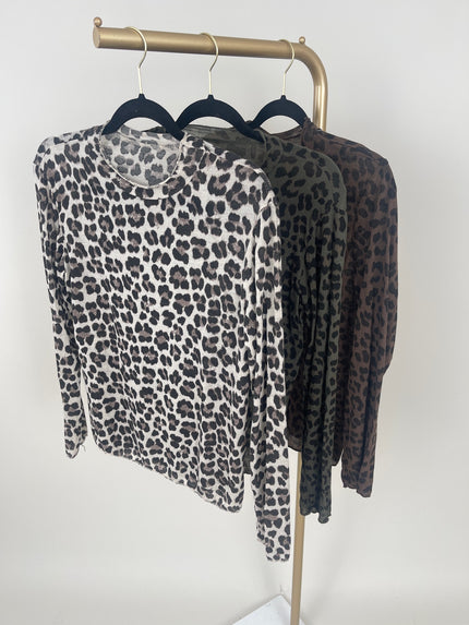 Langarmshirt Leo Cashmere bis 42/44 in versch. Farben Art. 6676