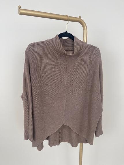 Pullover Uni Fledermaus-Ärmel in versch. Farben Art. 6681