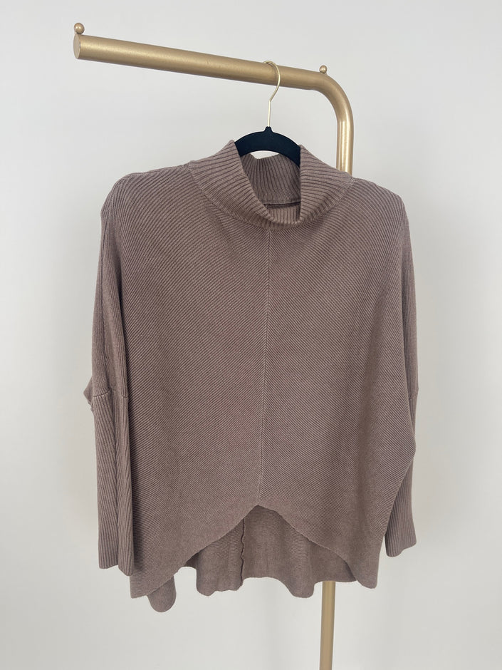 Pullover Uni Fledermaus-Ärmel in versch. Farben Art. 6681