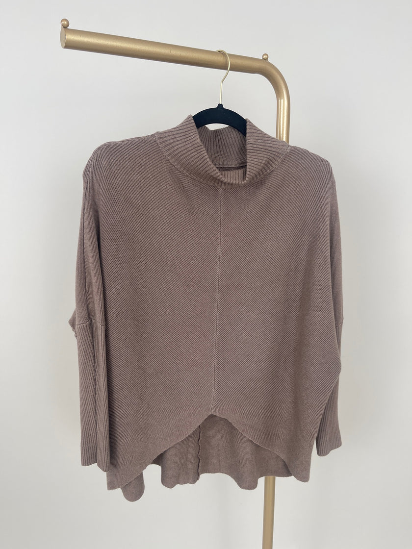 Pullover Uni Fledermaus-Ärmel in versch. Farben Art. 6681