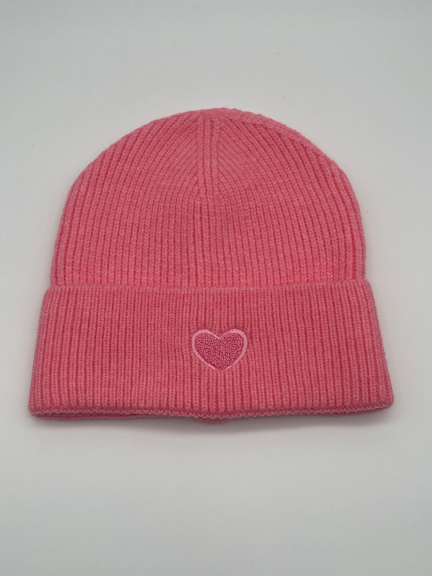 Mütze Herz in Candypink Art. 6688