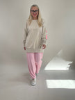Long-Sweatshirt in Beige Artikel 6303