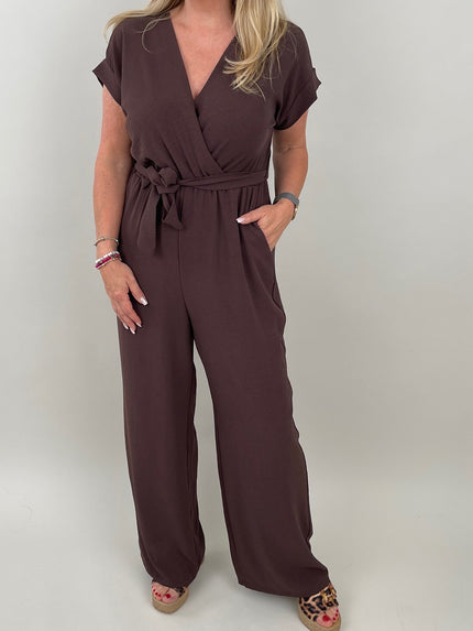 Jumpsuit Uni in Mokka Artikel 5950