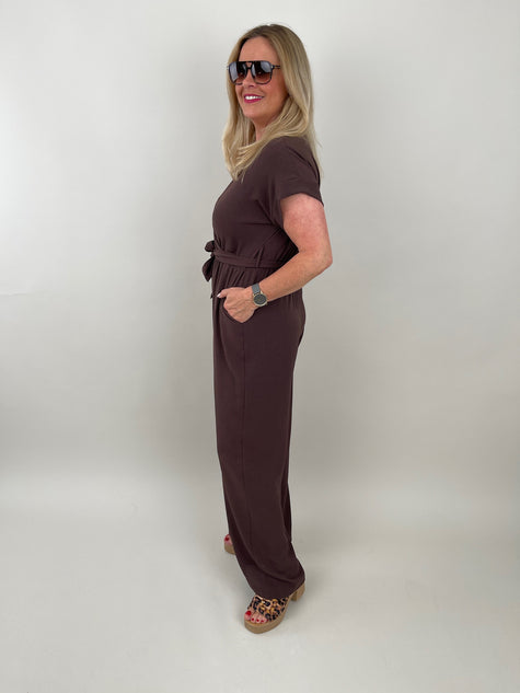 Jumpsuit Uni in Mokka Artikel 5950
