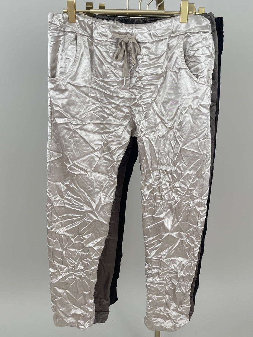 Jogpants Glanzeffekt in versch. Farben Artikel 6276