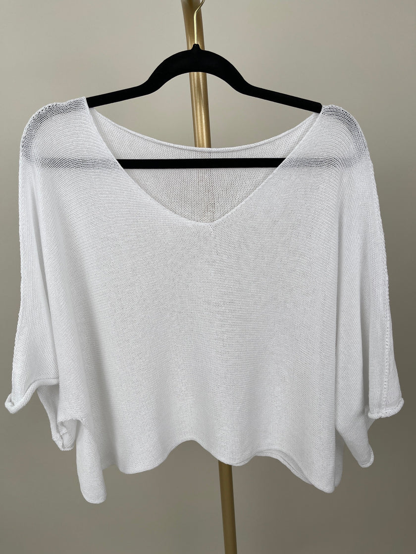 Pullover Kurz Feinstrick in versch. Farben Artikel 5261