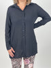 Lässige Longbluse in Schwarz