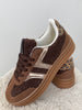 Sneaker Teddy-Details in Mokka