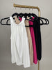 Neckholder Top Kofferstoff Uni in versch. Farben