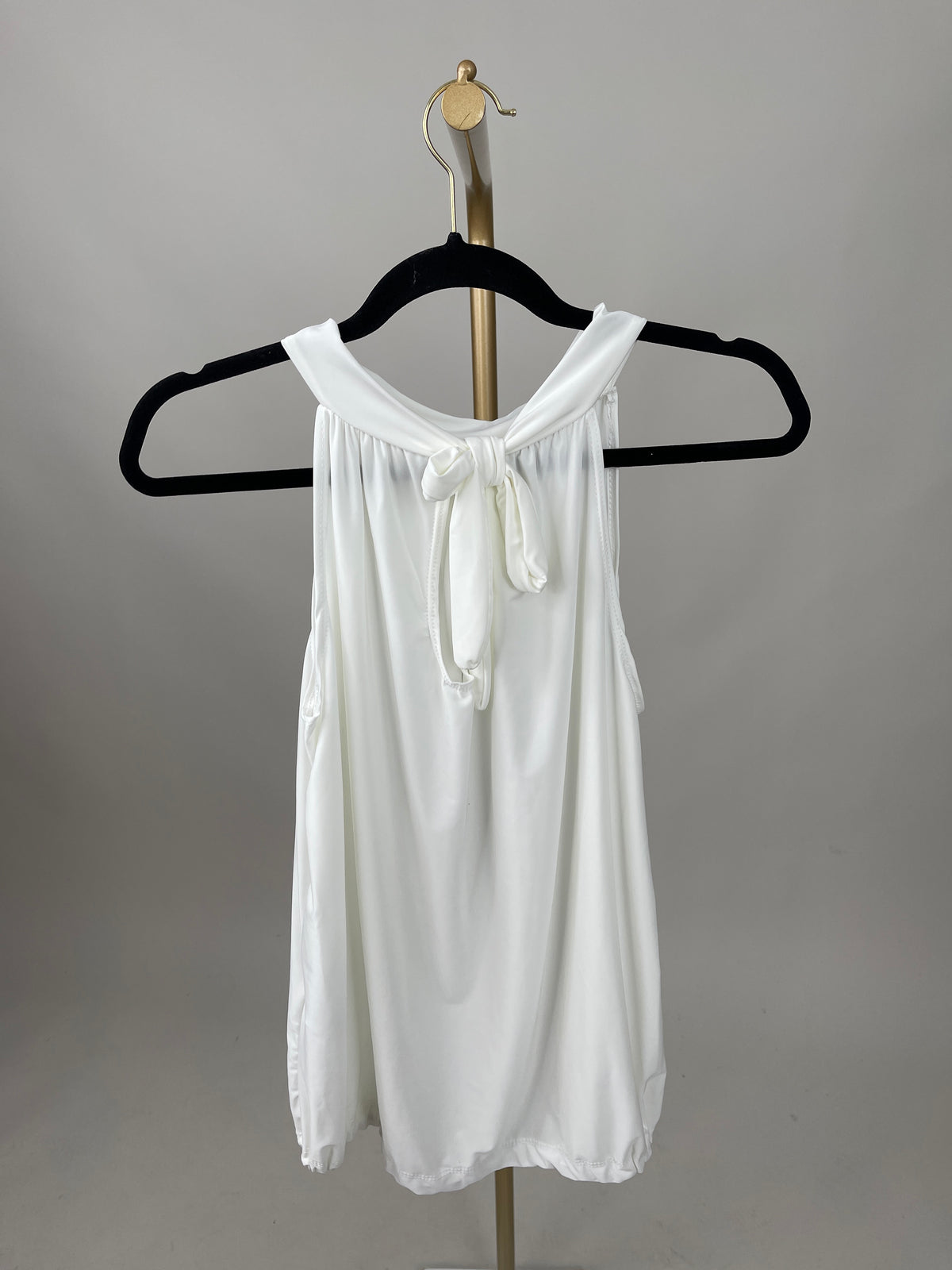 Neckholder Top Kofferstoff Uni in versch. Farben