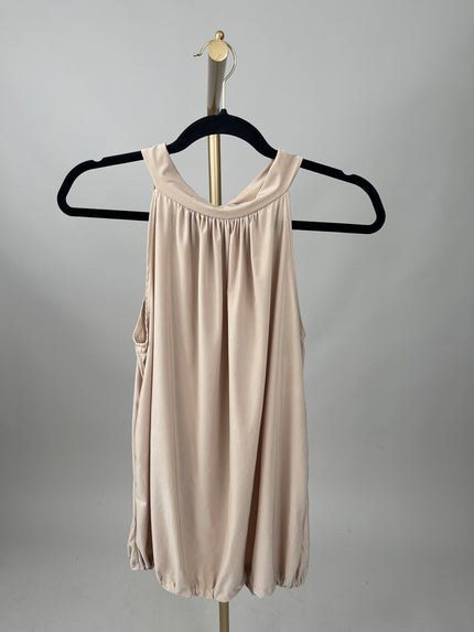 Neckholder Top Kofferstoff Uni in versch. Farben