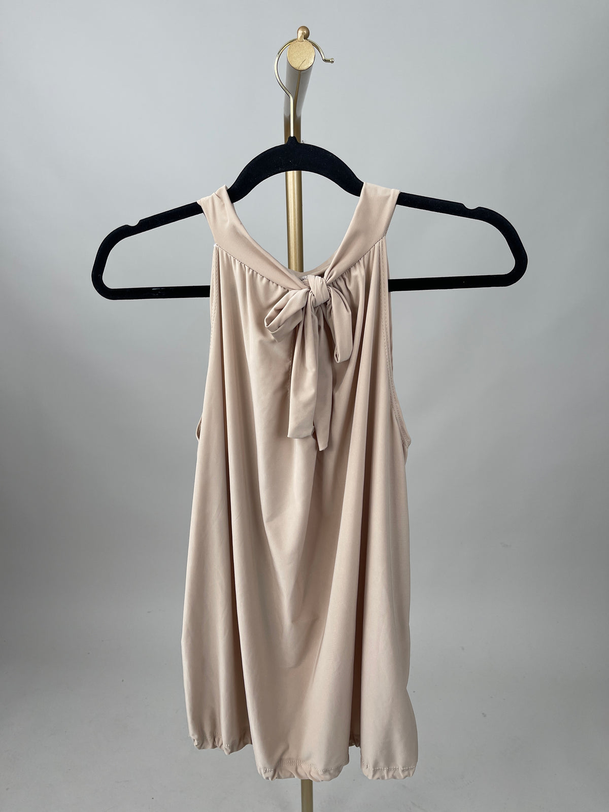 Neckholder Top Kofferstoff Uni in versch. Farben