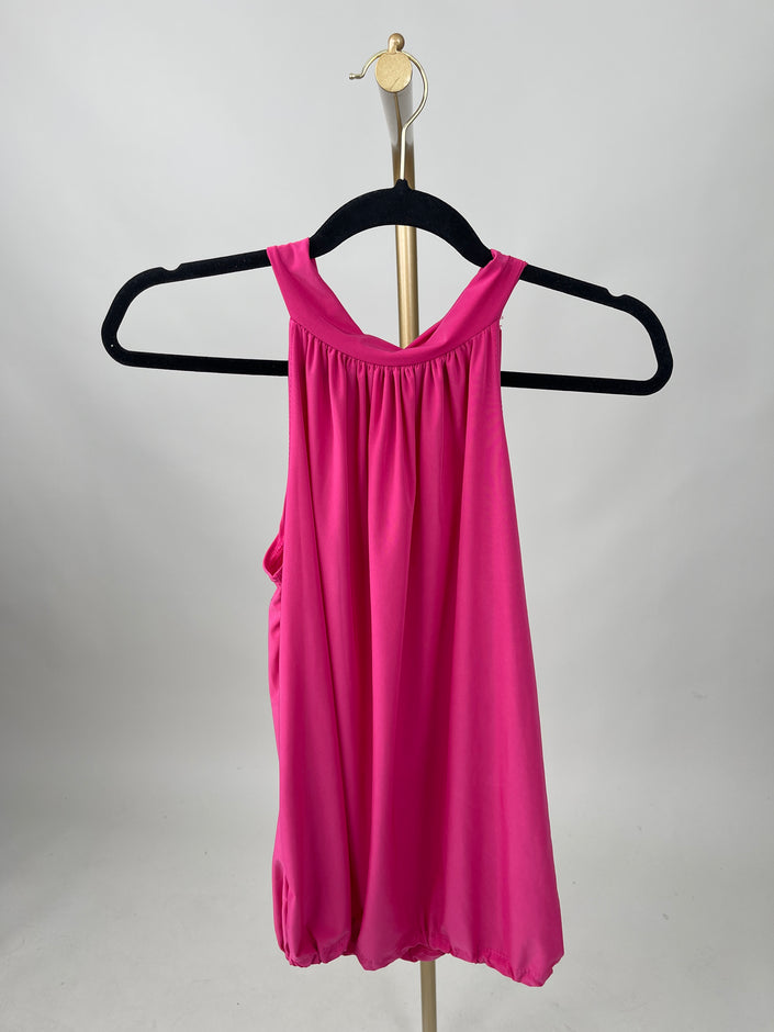 Neckholder Top Kofferstoff Uni in versch. Farben