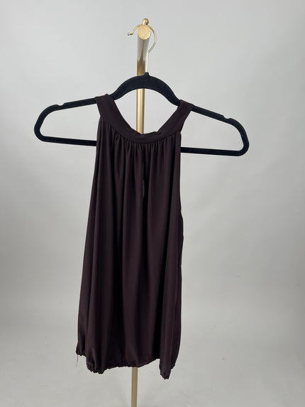 Neckholder Top Kofferstoff Uni in versch. Farben