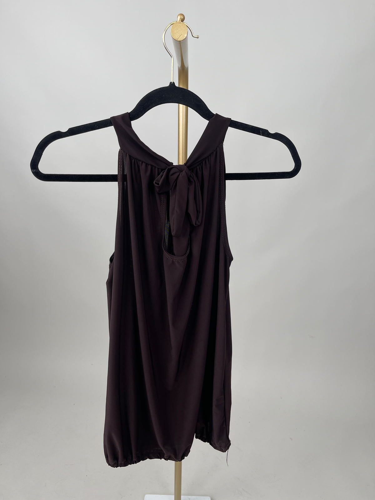 Neckholder Top Kofferstoff Uni in versch. Farben
