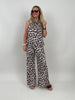 Neckholder Top Kofferstoff Leo in Beige Artikel 5965