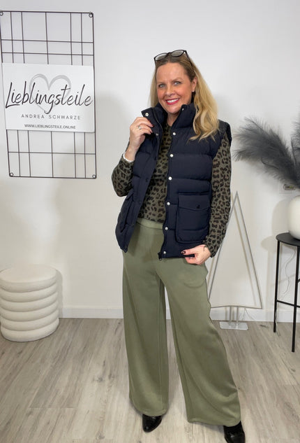 Steppweste in Schwarz Artikel 6679