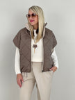 Wendeweste in Taupe/Beige Artikel 6384