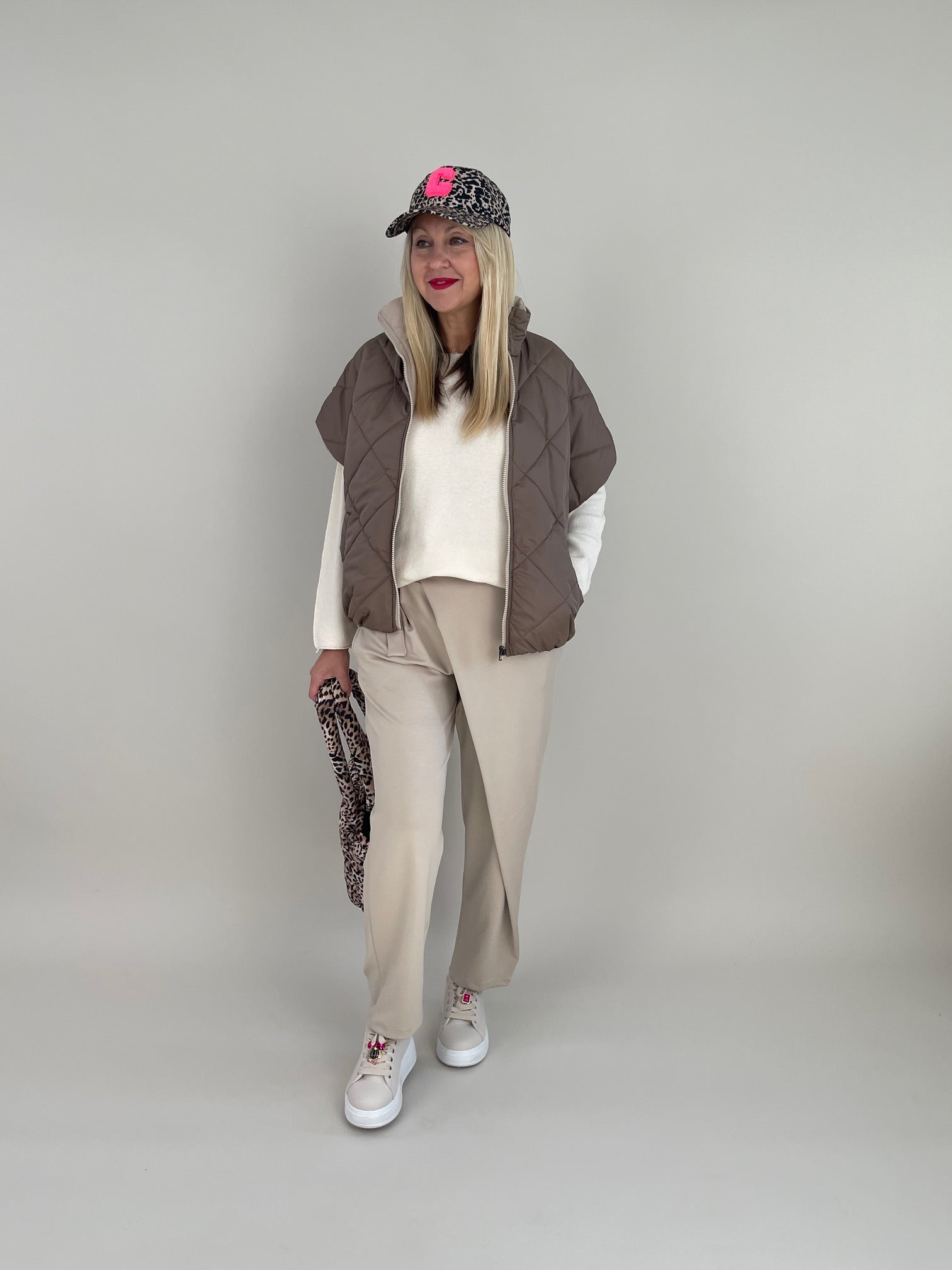 Wendeweste in Taupe/Beige Artikel 6384