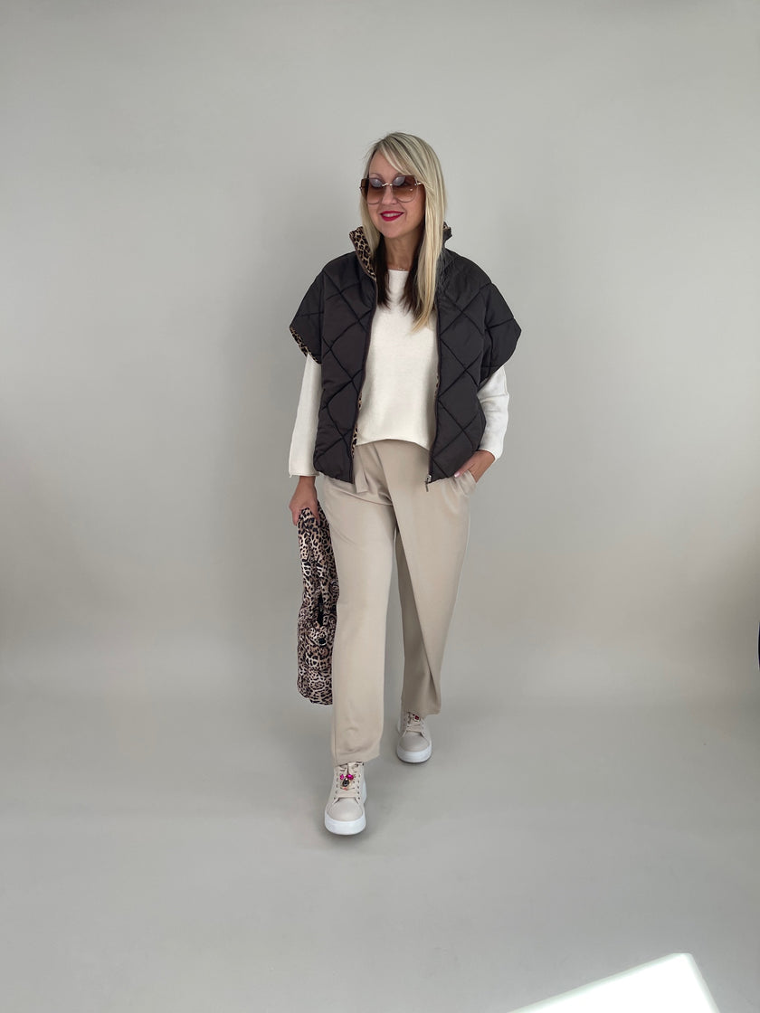 Wendeweste in Mokka/Leo Artikel 6385