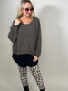 Pullover Bouclé Langarm in versch. Farben Artikel 5381