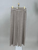 Strickhose Streifen in Taupe