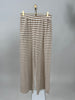 Strickhose Streifen in Camel