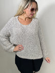 Pullover Bouclé Langarm in versch. Farben Artikel 5381