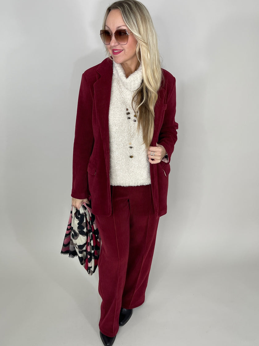 Blazer Classic Cord in Bordeaux