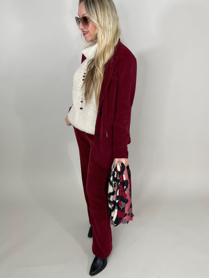 Blazer Classic Cord in Bordeaux