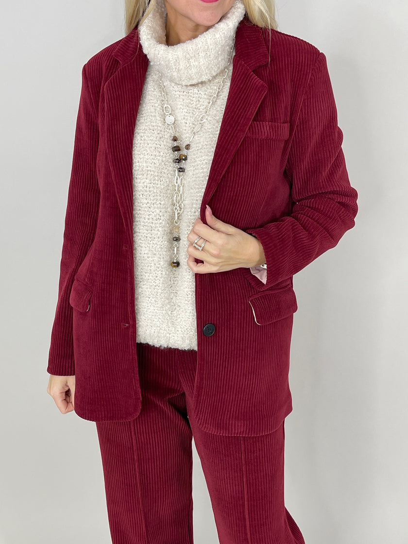 Blazer Classic Cord in Bordeaux
