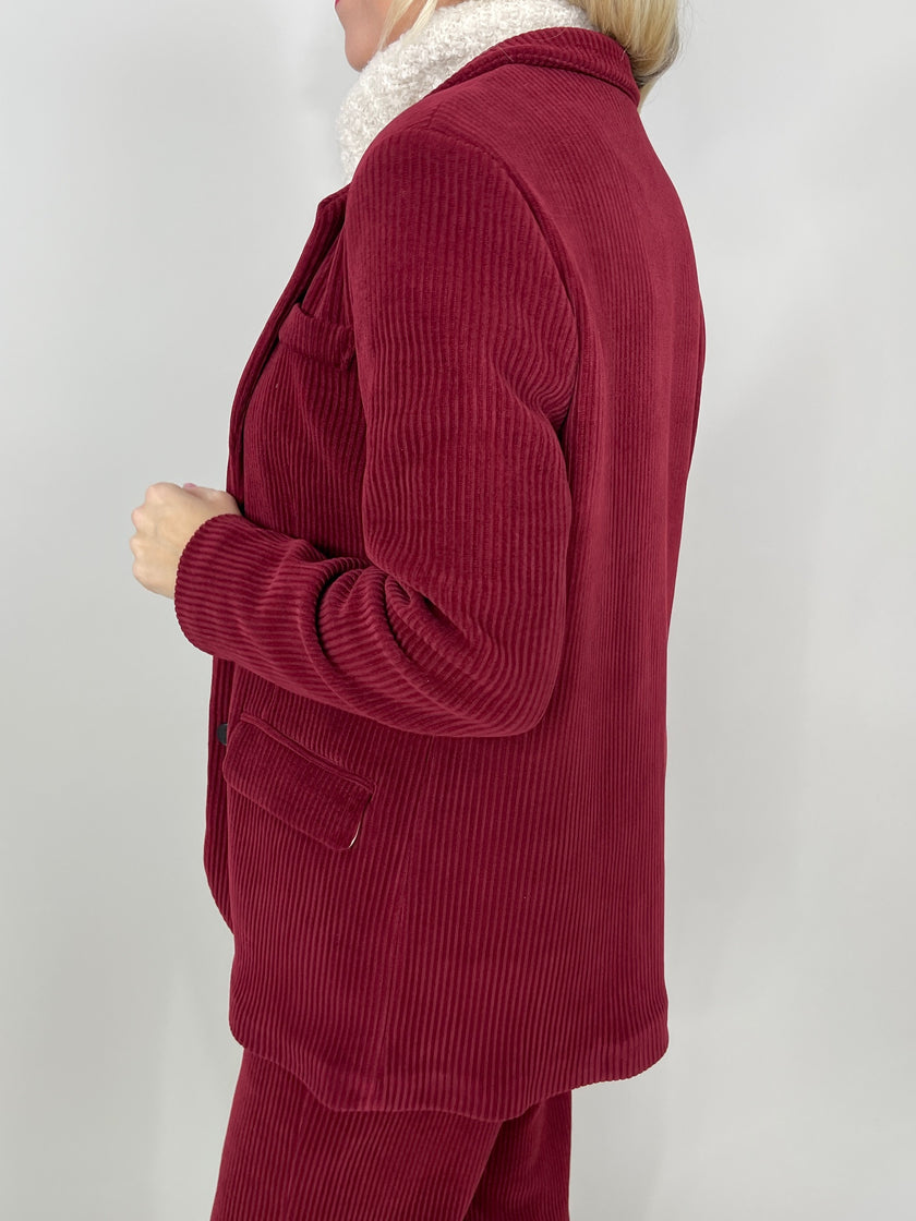 Blazer Classic Cord in Bordeaux