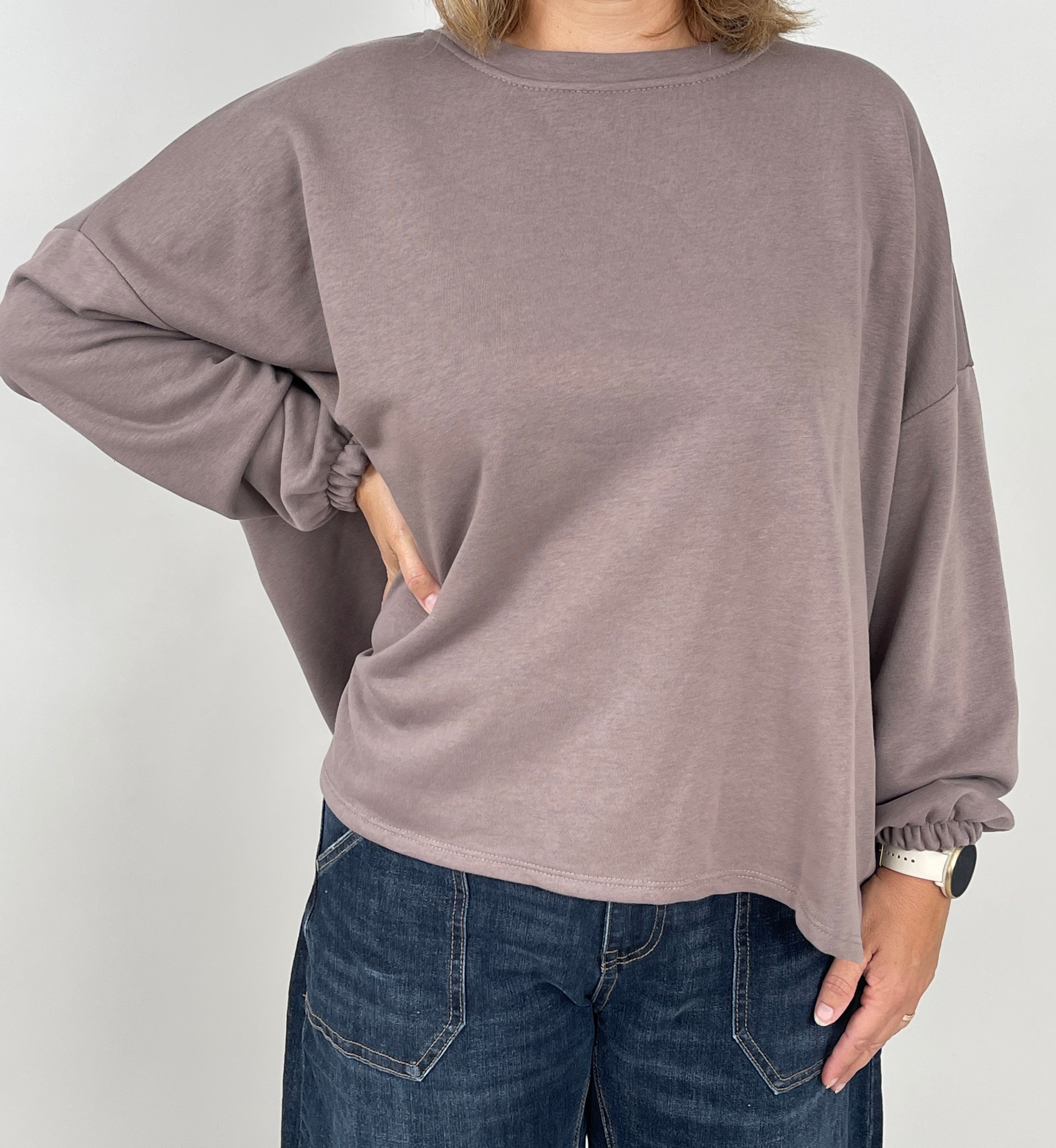 Sweater Dog Mom in Taupe
