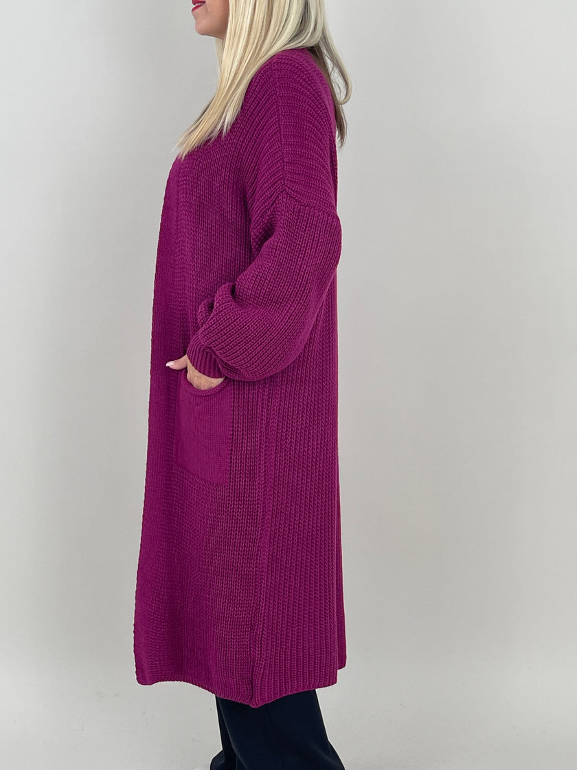 Cardigan Ballon-Ärmel in versch. Farben Artikel 6096