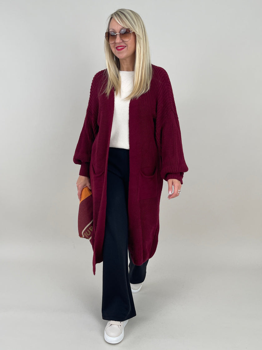 Cardigan Ballon-Ärmel in versch. Farben Artikel 6096