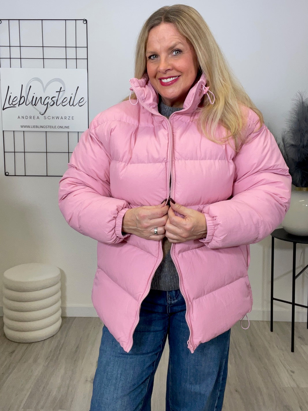 Steppjacke in Rosa Artikel 6680