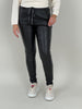 Jogpants Lederoptik in Schwarz Artikel 6350