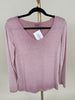 Langarmshirt mit Glitzerfäden versch. Farben Art. 6349