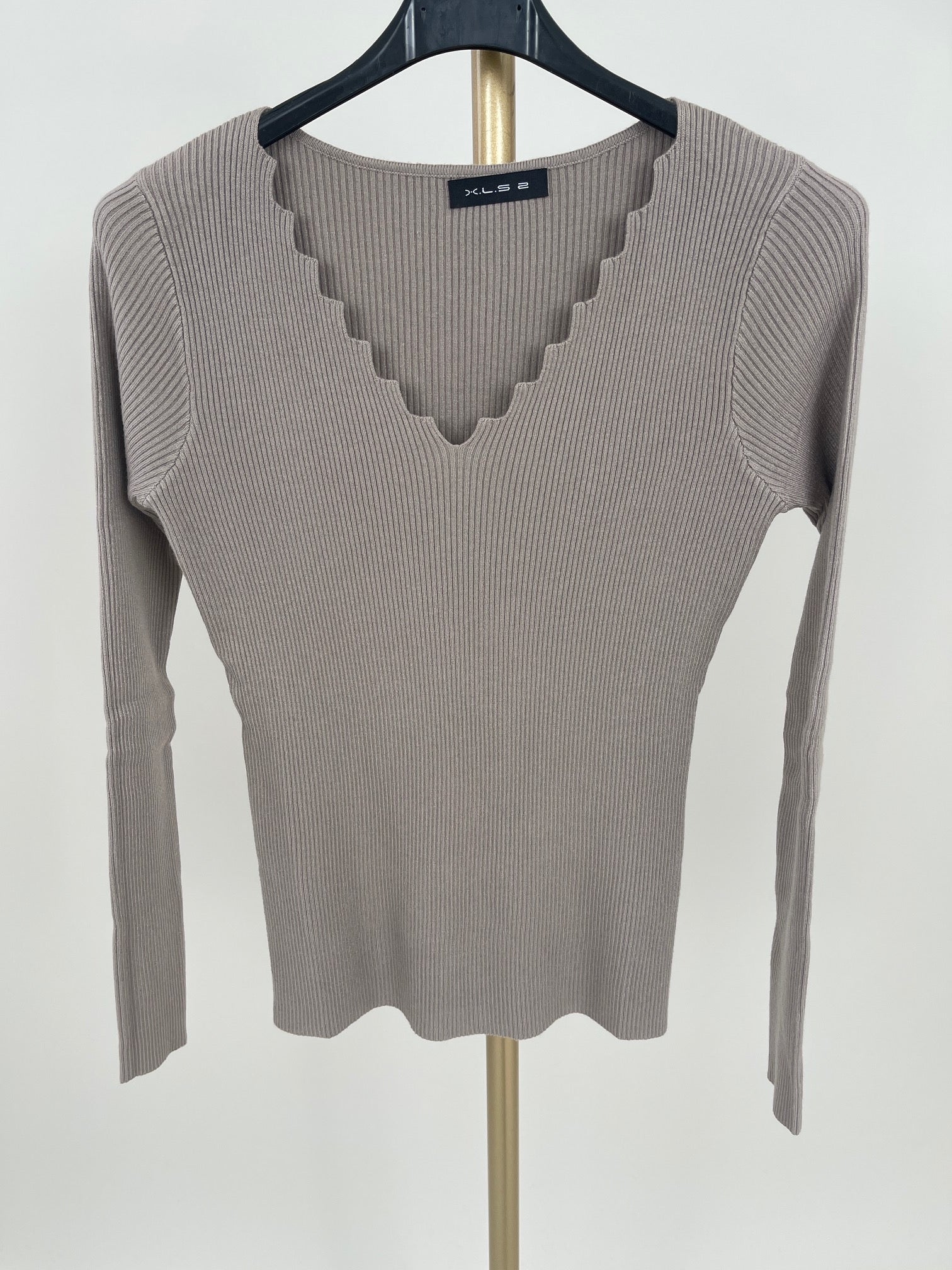 Pullover ZickZack gerippt in versch. Farben Art. 6294