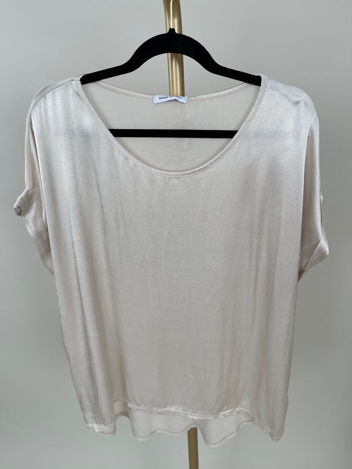 Shirt Satinoptik Uni in versch. Farben Artikel 3599
