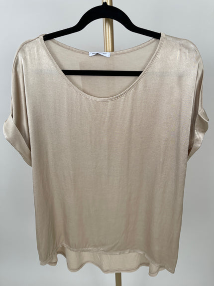 Shirt Satinoptik Uni in versch. Farben Artikel 3599