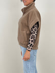 Weste Woll-Fleece Optik in Camel Artikel 6393
