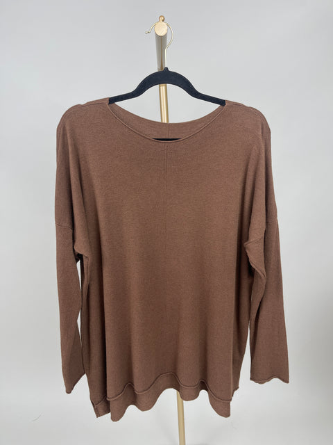 Pullover Feinstrick Uni in versch. Farben