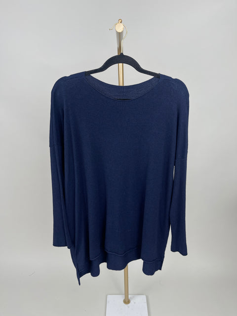 Pullover Feinstrick Uni in versch. Farben