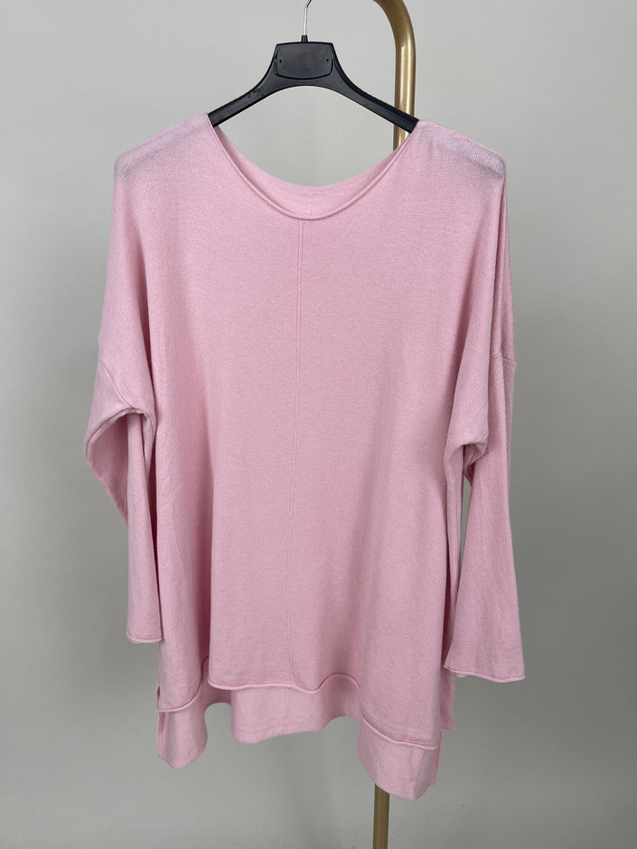 Pullover Feinstrick Uni in versch. Farben